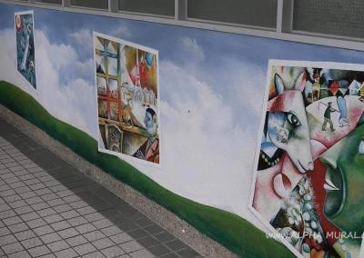 學校壁畫 | 藝術家駐校 | 向現代藝術大師致敬 | Alpha Mural